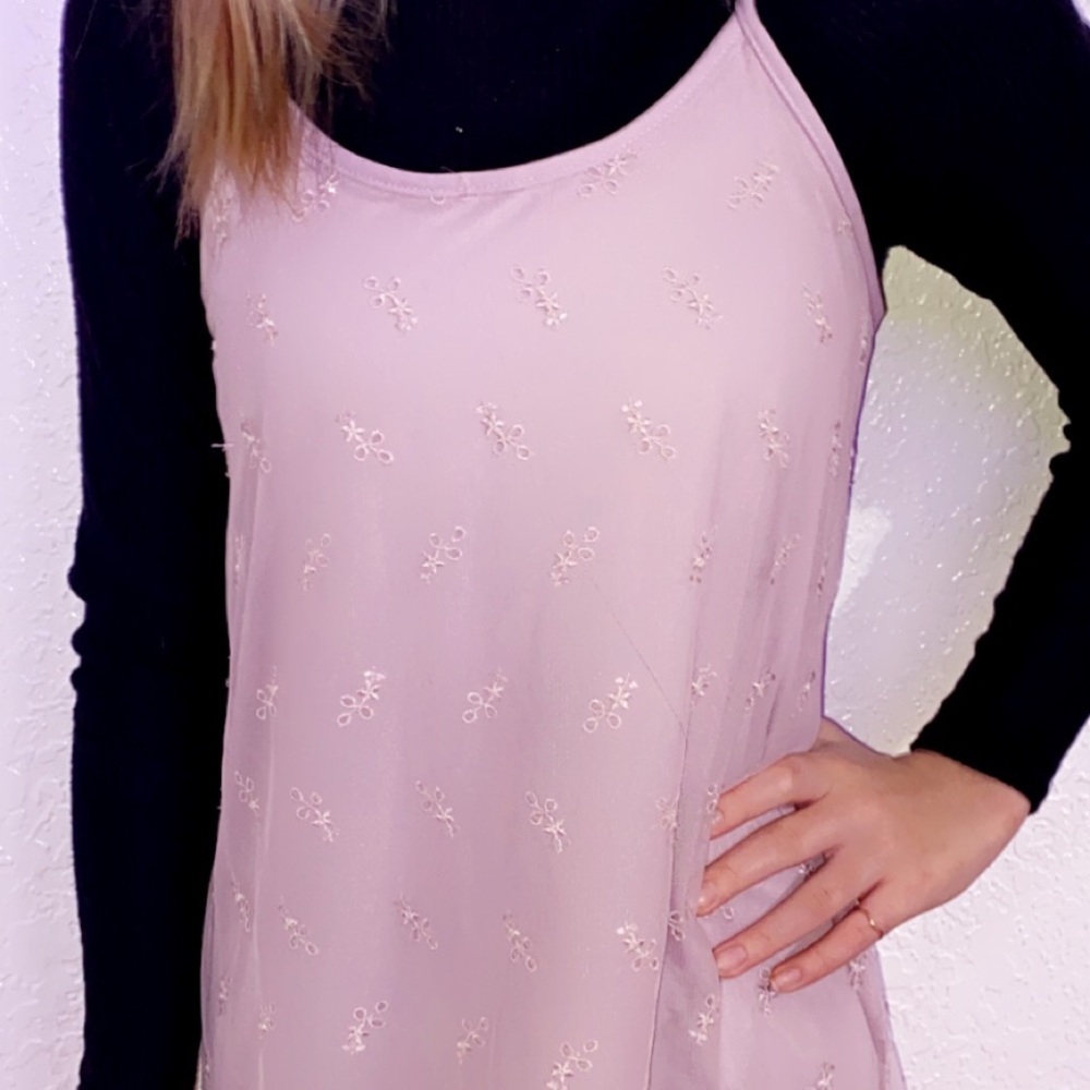 Cute pink vintage mini dress!